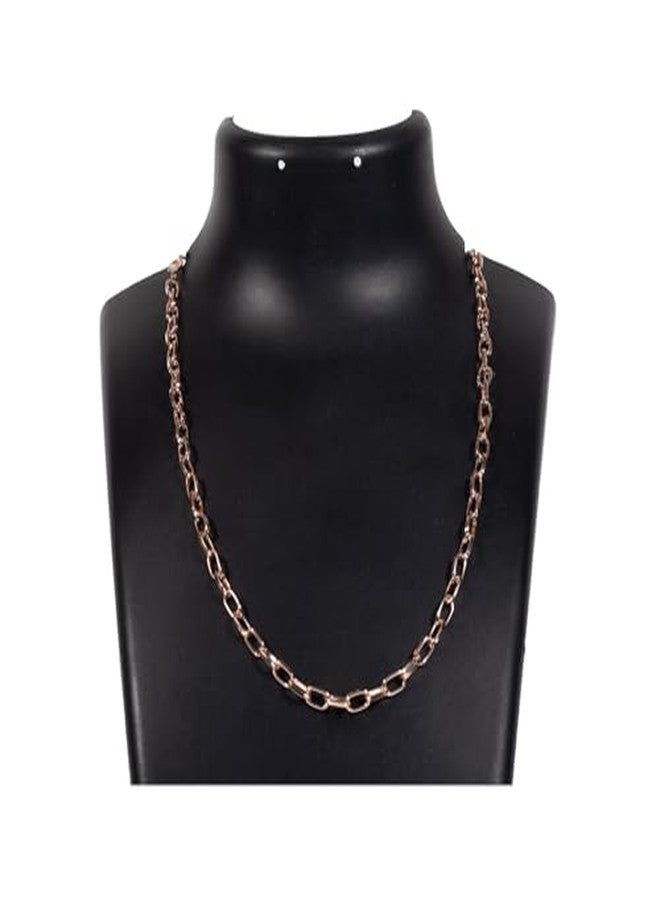 إتسي-بيتسي سلسلة ثعبان صغيرة جدًا، لون ذهبي وردي، طول 30 بوصة، قطعة واحدة - Image 2